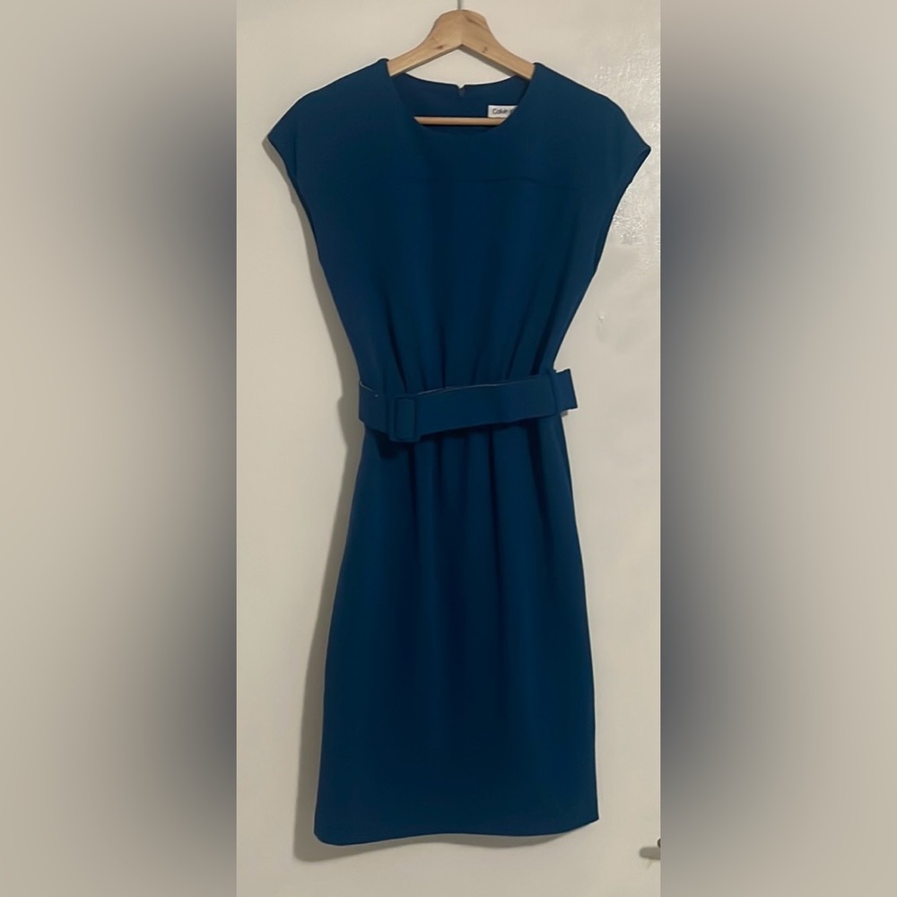 Calvin Klein dress with belt.